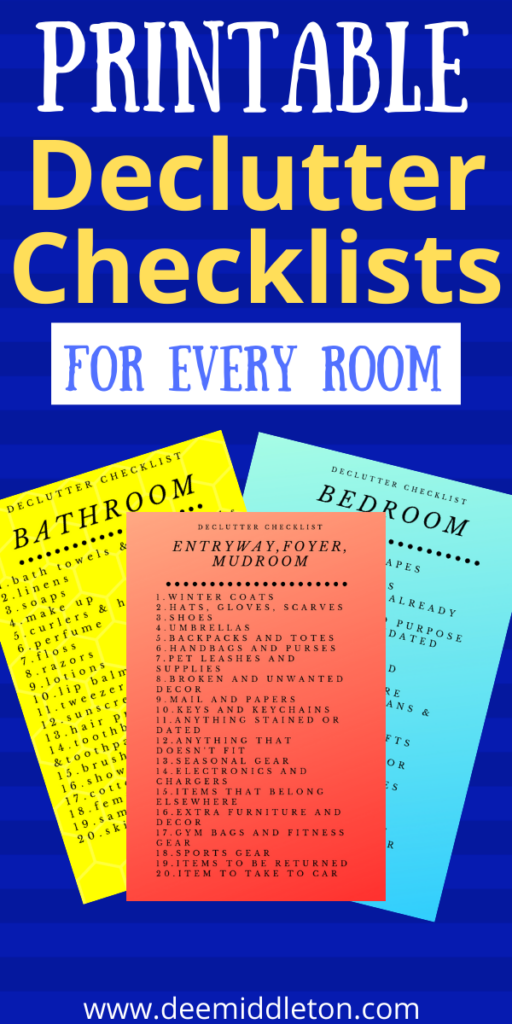 Decluttering Chart
