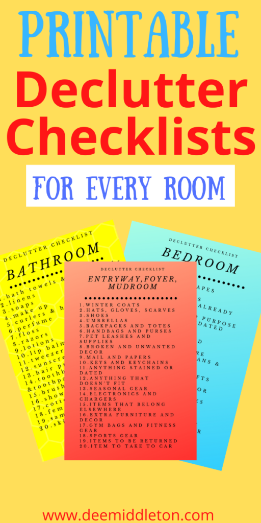 Decluttering Process