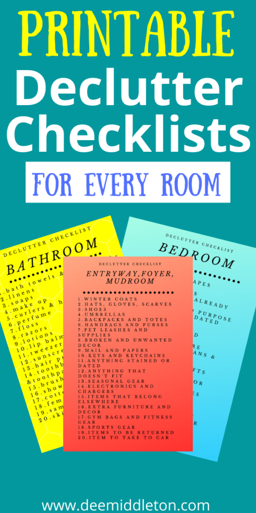 Decluttering Stuff