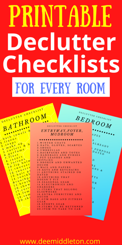 Decluttering for a Move