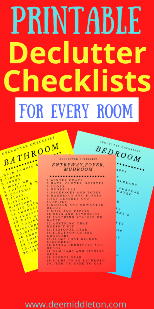 Decluttering Before a Move