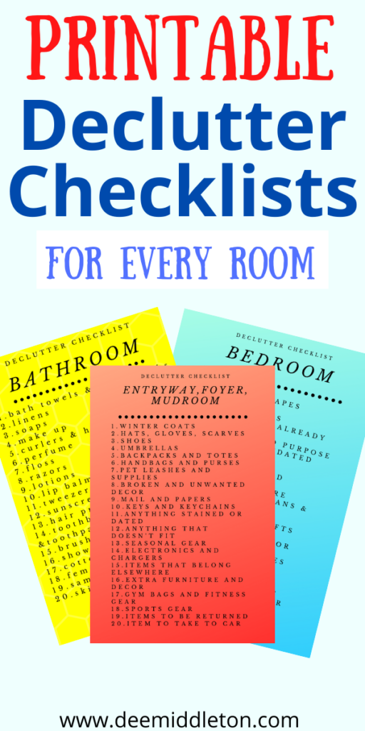 Decluttering to Move