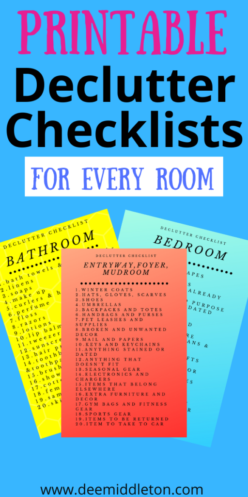 Downsizing and Decluttering 