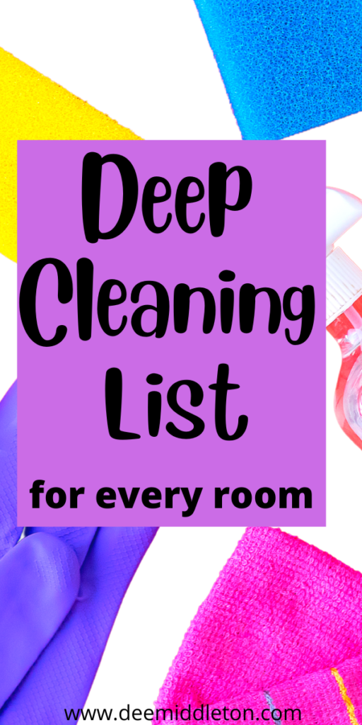 Deep Cleaning List