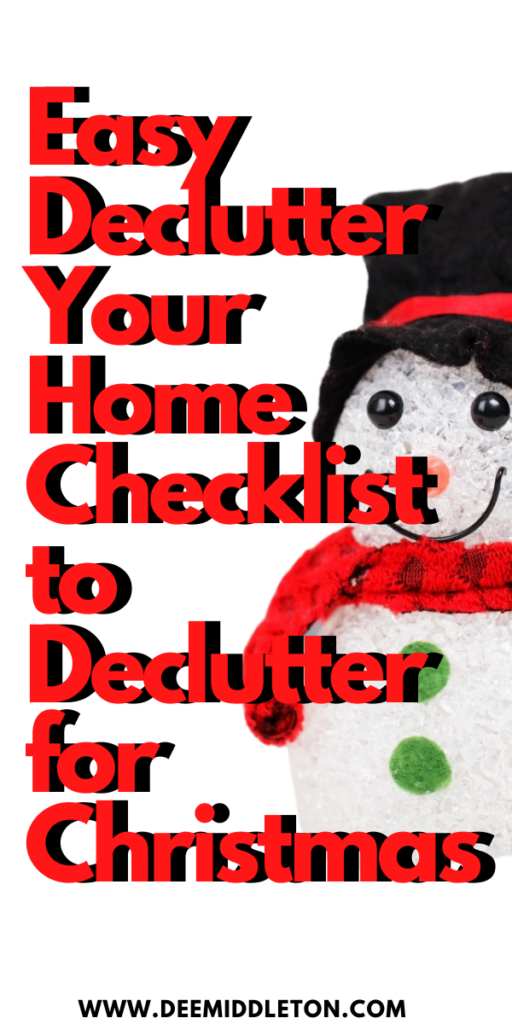 Easy Declutter Your Home Checklist