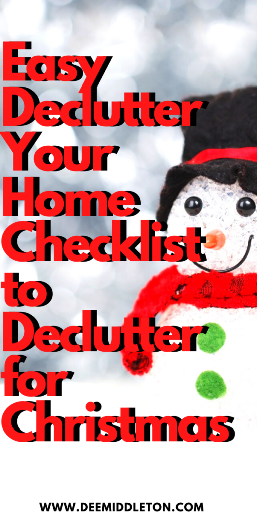 Easy Declutter Your Home Checklist