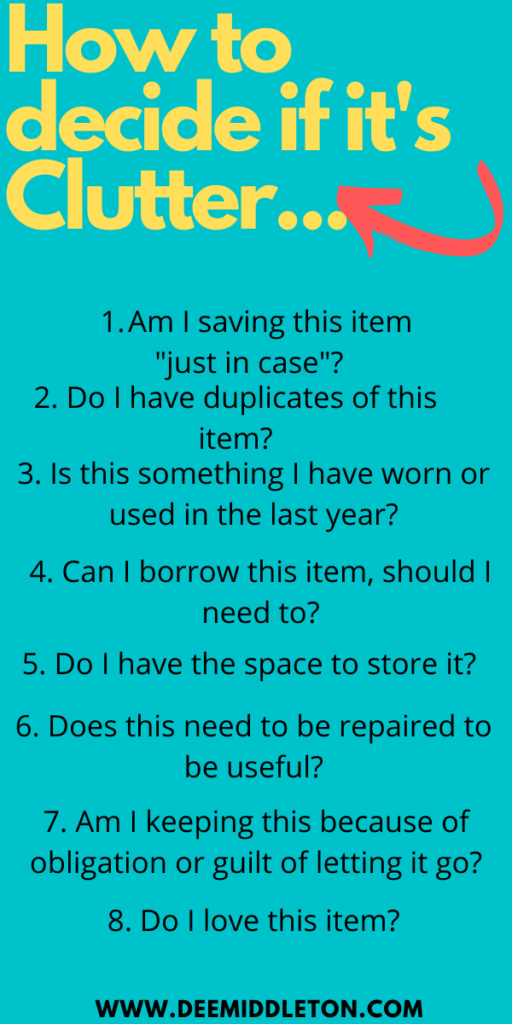 Downsizing and Organizing