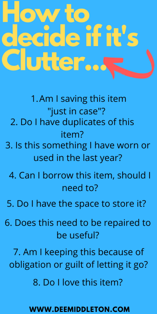how to get Free of Clutter