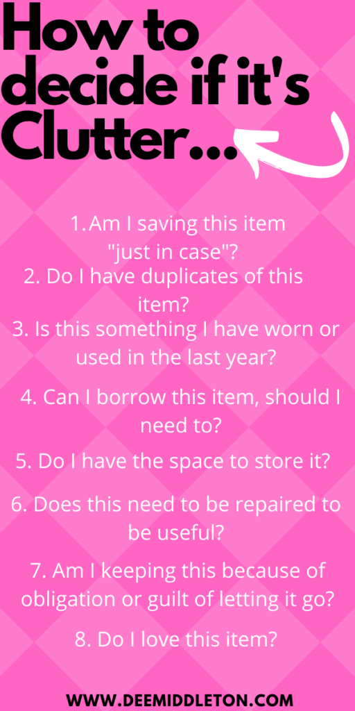 Deep Cleaning List