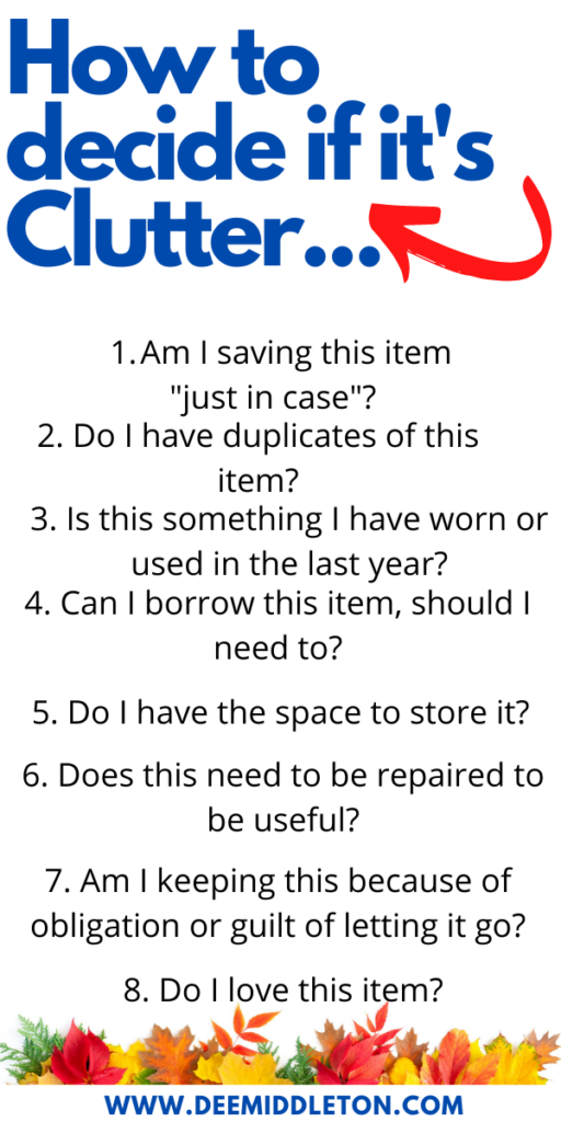 Thanksgiving Cleaning Checklist