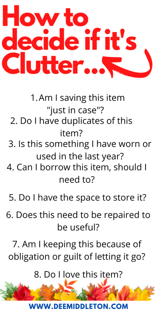 Tips for a Tidy House