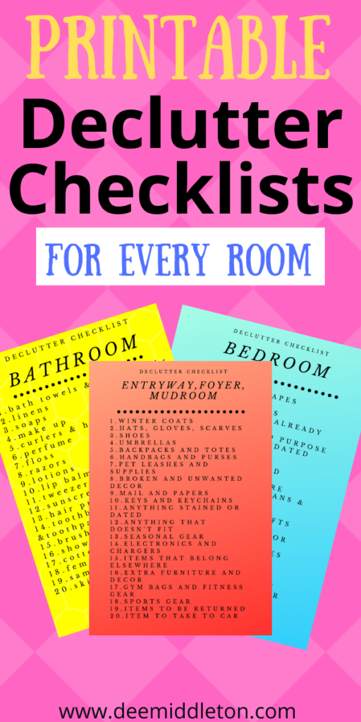 Deep Cleaning List