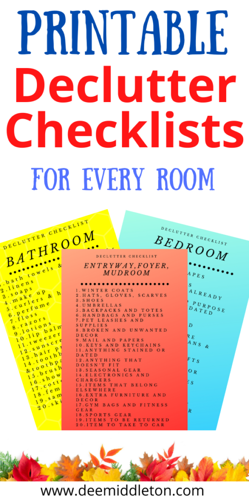 Thanksgiving Cleaning Checklist