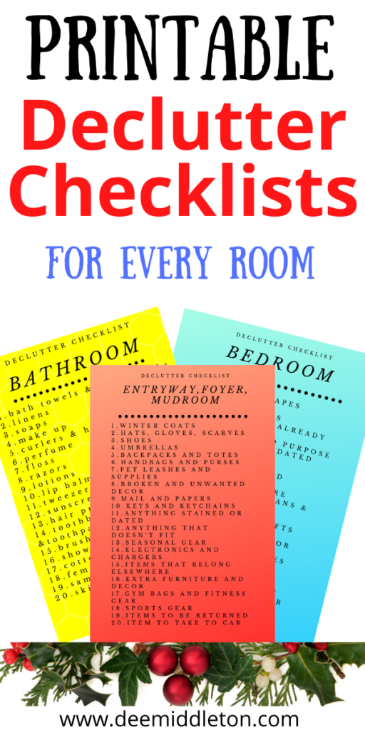 Easy Declutter Your Home Checklist