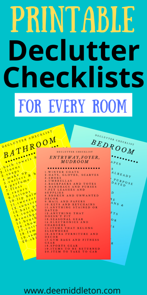 Downsizing and Organizing