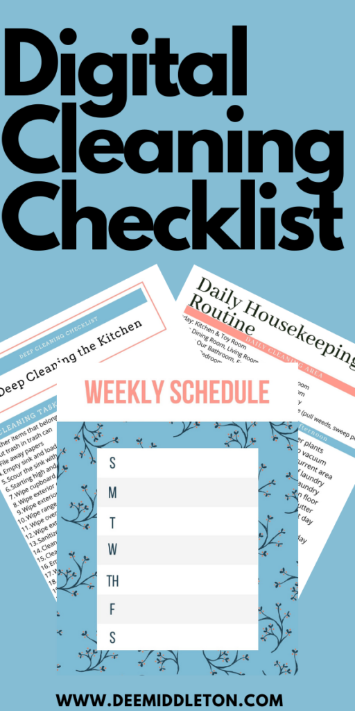 Digital Cleaning Checklist