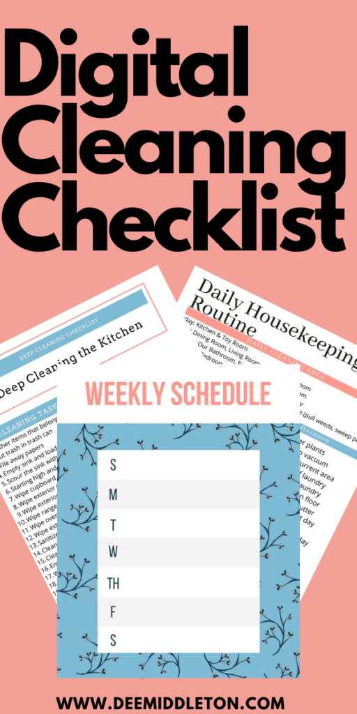 Digital Cleaning Checklist