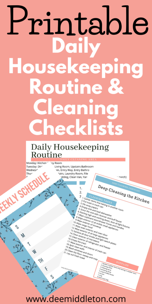 Digital Cleaning Checklist