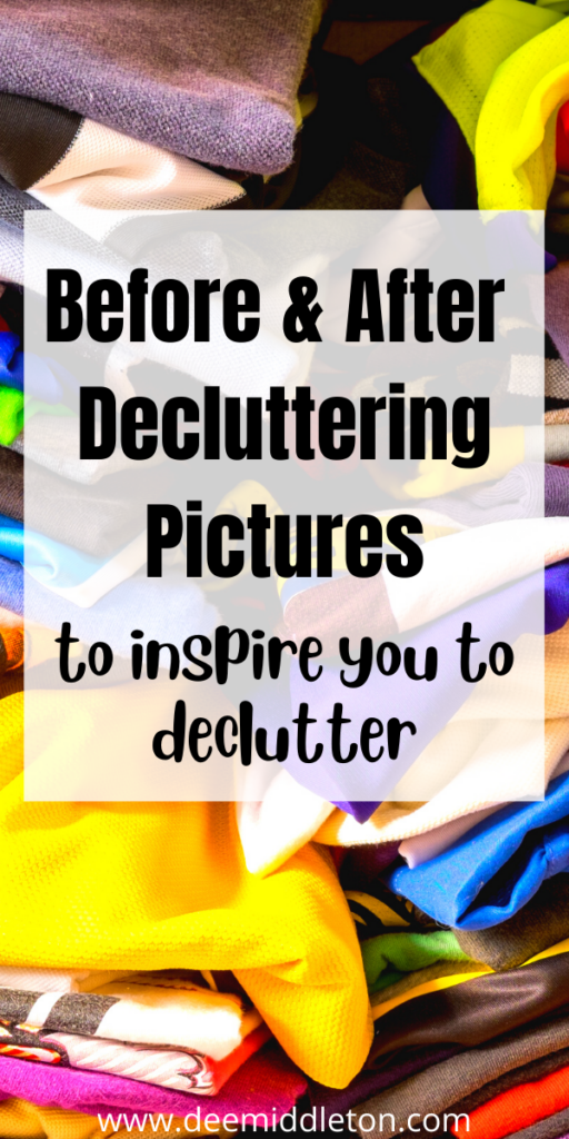 Before and After Decluttering Pictures