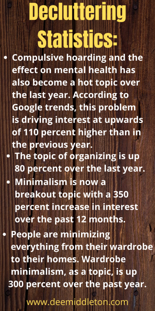 Decluttering Statistics That will Motive You to Declutter - get my house in order, declutter method, clutter control, decluttering inspiration, declutter challenge, declutter list, cleaning list, how clutter affects you, declutter help, easy house cleaning, declutter closet, start decluttering, getting organized at home