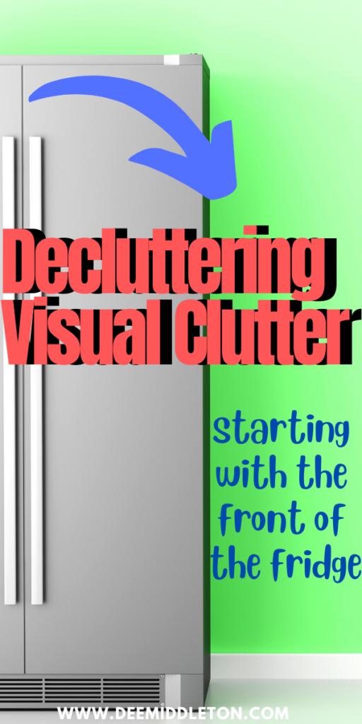 Decluttering Visual Clutter - declutter help ,clean clutter, declutter closet, declutter countertops, declutter fridge, decluttering inspiration, clutter control, declutter home, getting rid of clutter