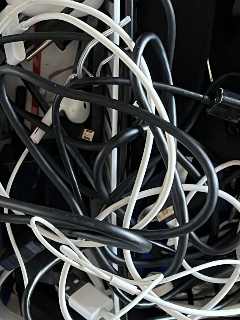 Declutter Cords and Electronics (5 Easy Steps)