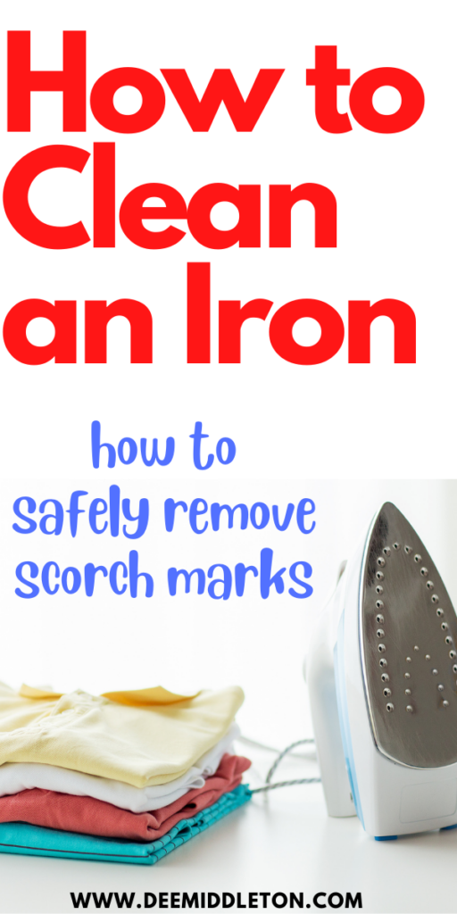 HOW TO CLEAN AN IRON