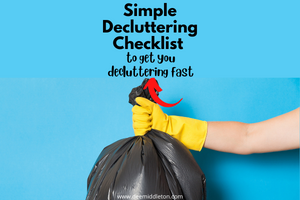 Simple Decluttering Checklist 
