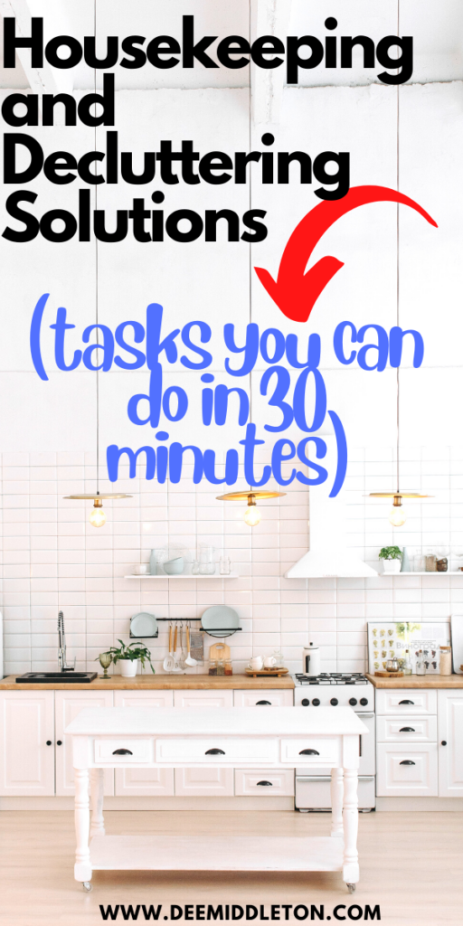 Housekeeping and Decluttering Solutions (tasks you can do in 30 minutes) - Daily Housekeeping Cleaning ChecklistHome Housekeeping Cleaning ChecklistHousekeeping Cleaning ChecklistPrintable Housekeeping Cleaning ChecklistWeekly Housekeeping Cleaning ChecklistHouse Cleaning Schedule For HousekeeperBasic Housekeeping ChecklistHousekeeping listHousekeeper Supplies