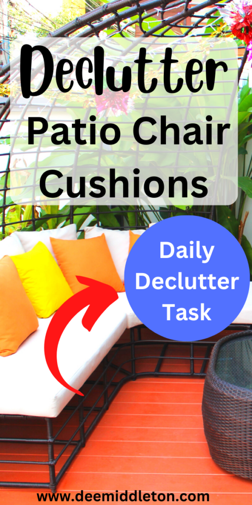 Declutter Patio Chair Cushions