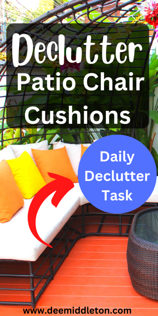 Declutter Patio Chair Cushions