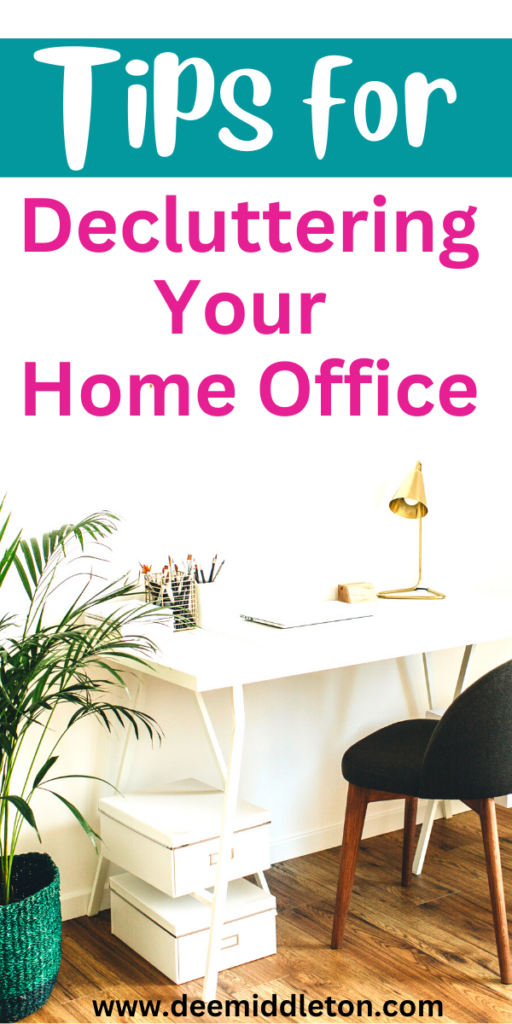Tips for Decluttering Your Home Office - Married Life OrganizationEasy House Cleaning ScheduleDeclutter HelpHousekeeping ScheduleHome Maintenance ScheduleEasy House CleaningPrintable Calendar PagesClutter ControlDeclutter Checklist