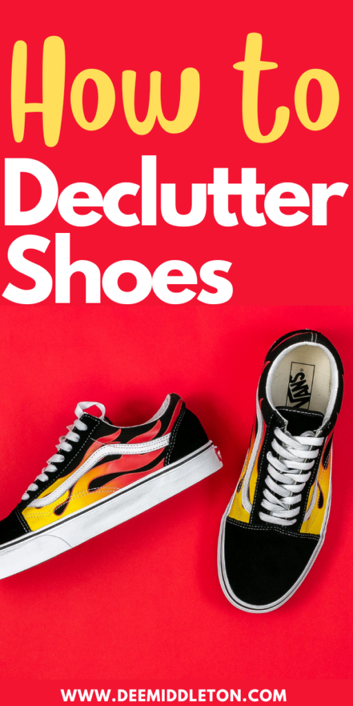 declutter shoes