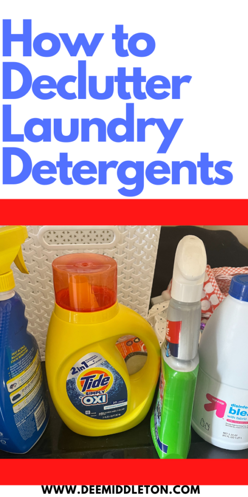 How to Declutter Unused Laundry Detergents