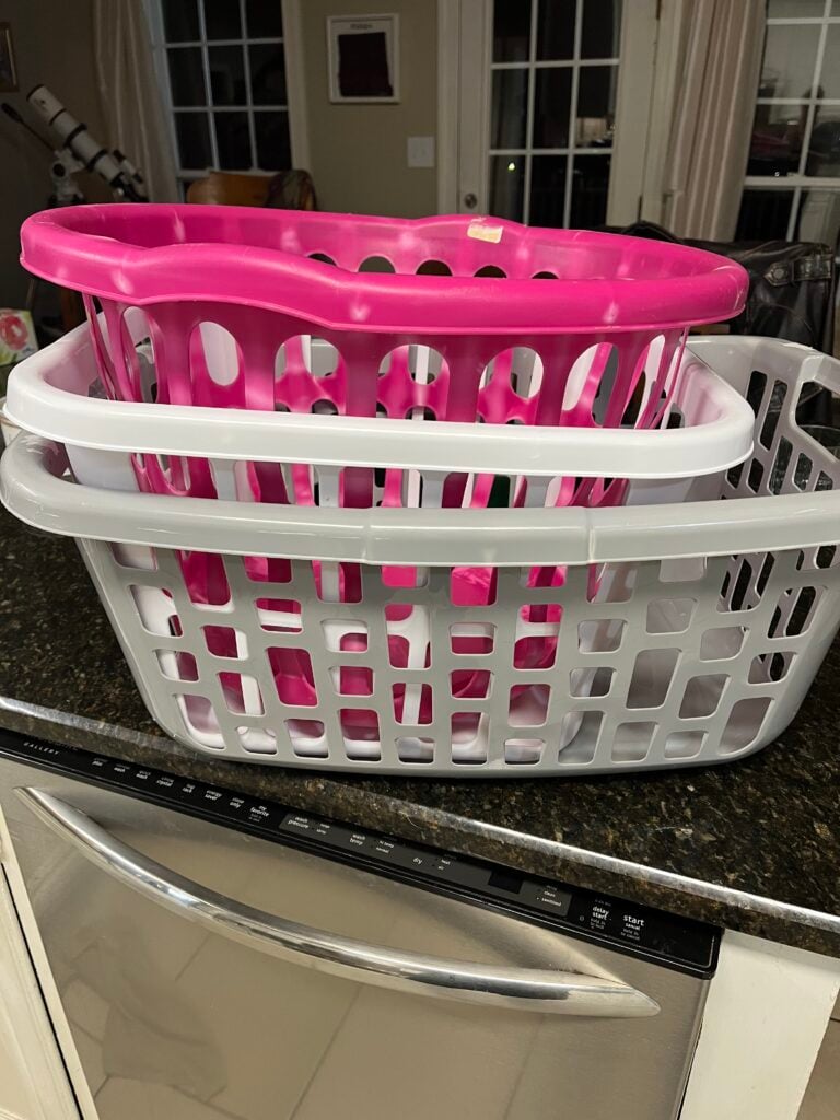 Declutter Laundry Baskets