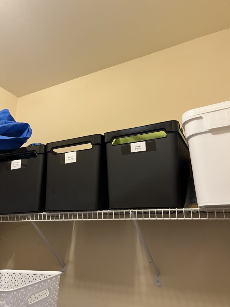 Declutter Laundry Room Chemicals