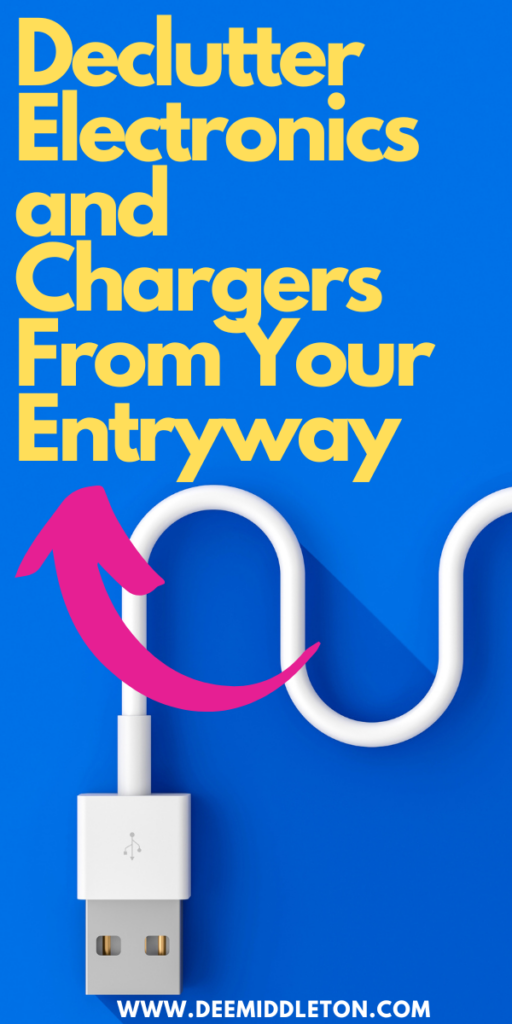 Declutter Electronics and Chargers From Your Entryway