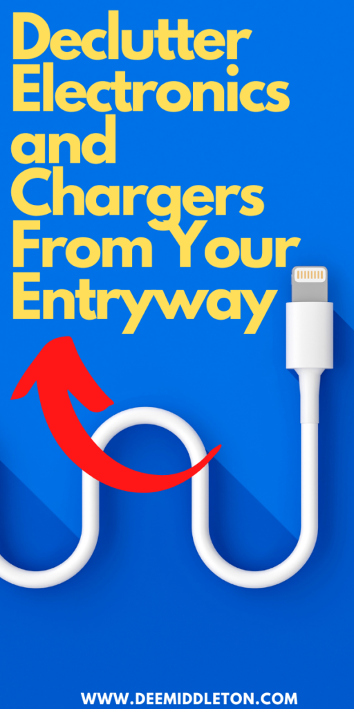 Declutter Electronics and Chargers From Your Entryway
