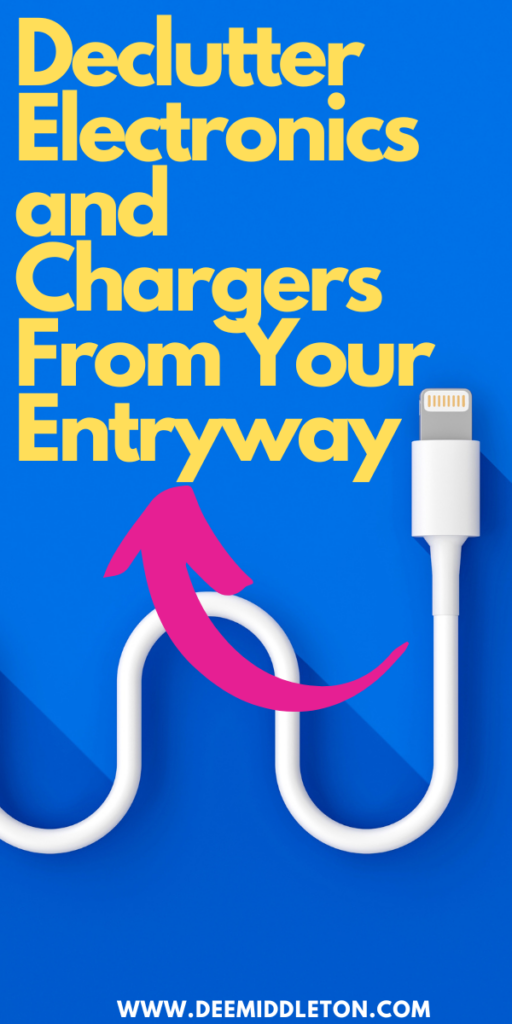 Declutter Electronics and Chargers From Your Entryway