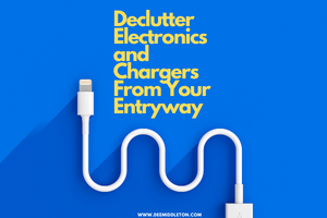 Declutter Electronics and Chargers From Your Entryway