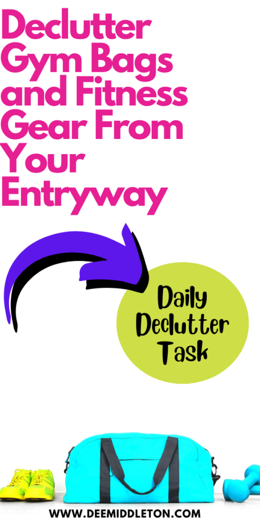 Declutter Gym Bags and Fitness Gear From Your Entryway