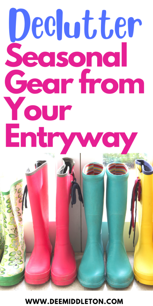 Declutter Seasonal Gear from Your Entryway