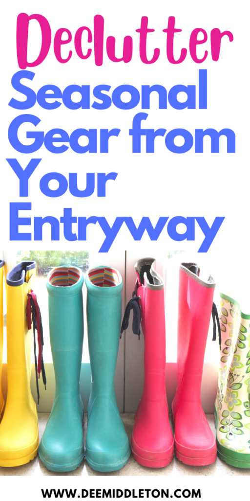 Declutter Seasonal Gear from Your Entryway