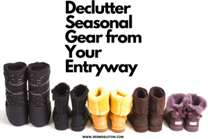 Declutter Seasonal Gear from Your Entryway
