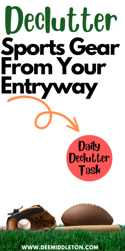 Declutter Sports Gear From Your Entryway
