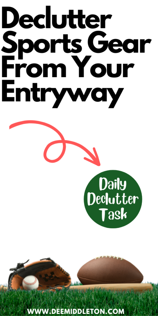 Declutter Sports Gear From Your Entryway