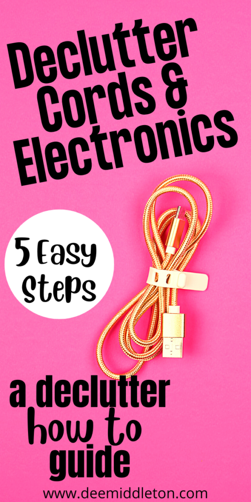 Declutter Cords and Electronics (5 Easy Steps)