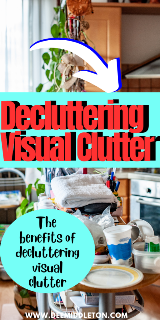 Decluttering Visual Clutter - declutter help ,clean clutter, declutter closet, declutter countertops, declutter fridge, decluttering inspiration, clutter control, declutter home, getting rid of clutter