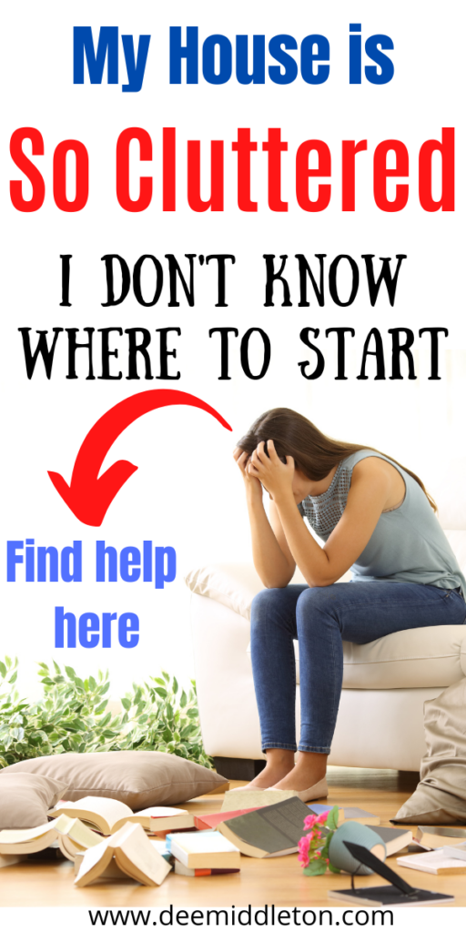 My House is So Cluttered I Don't Know Where to Start - Declutter ScheduleEasy House CleaningOrganize LifeDecluttering InspirationDeclutter ChallengeDeclutter HomeDecluttering IdeasOrganize My LifeHouse Cleaning Checklist