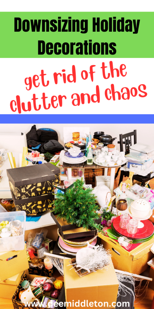 Downsizing Holiday Decorations- (Decluttering Tips) - Decluttering Christmas DecorationsOrganizing Holiday DecorationsDeep Clean ChecklistHousekeeping SchedulePlain WreathsPrintable Calendar PagesDeep Cleaning ChecklistRecycled ItemsDaily Encouragement